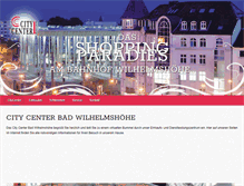 Tablet Screenshot of citycenter-kassel.de